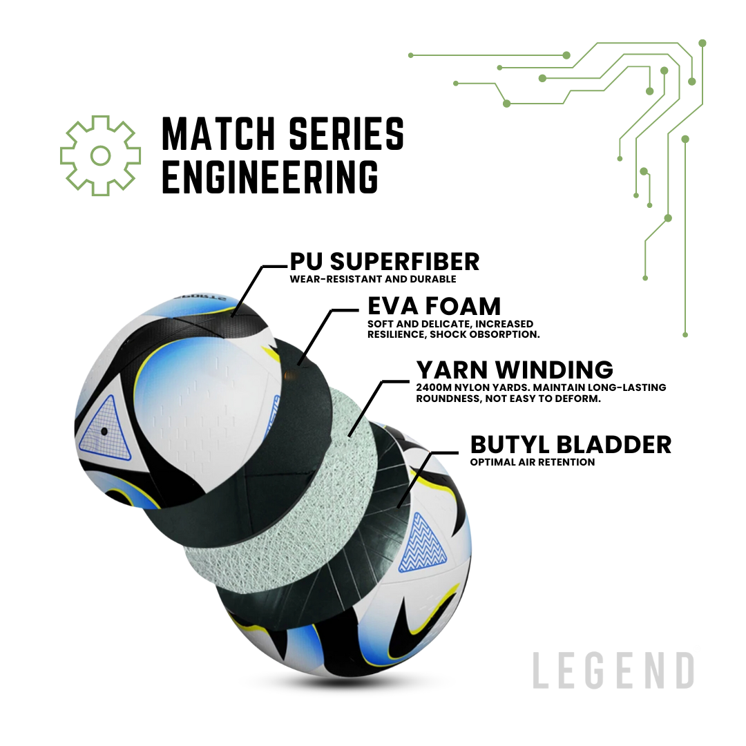 Legend Graphite Custom Soccer Ball